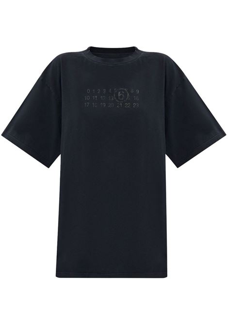 numeric signature t-shirt unisex black MM6 MAISON MARGIELA | S62GD0202 M20115900